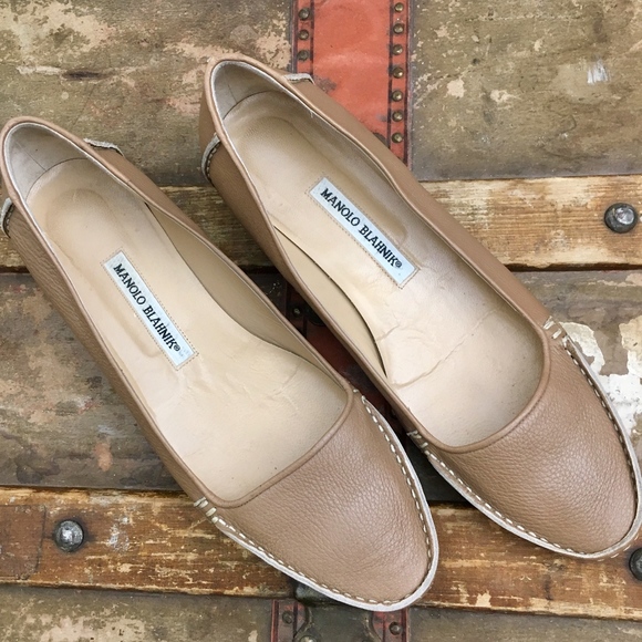 Moccasin Loafer Driver Flat Leather Nude Tan Brown - Picture 4 of 8